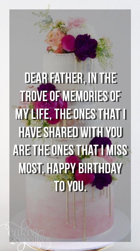 beautiful birthday wishes for father